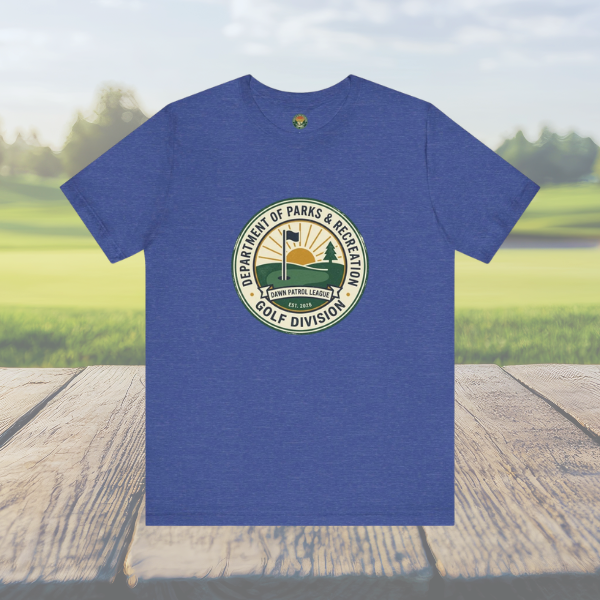 Parks & Rec Golf Division Tee — Vintage Municipal Seal