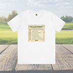 Mulligan Mondays Tee — Weekly Excuse Calendar