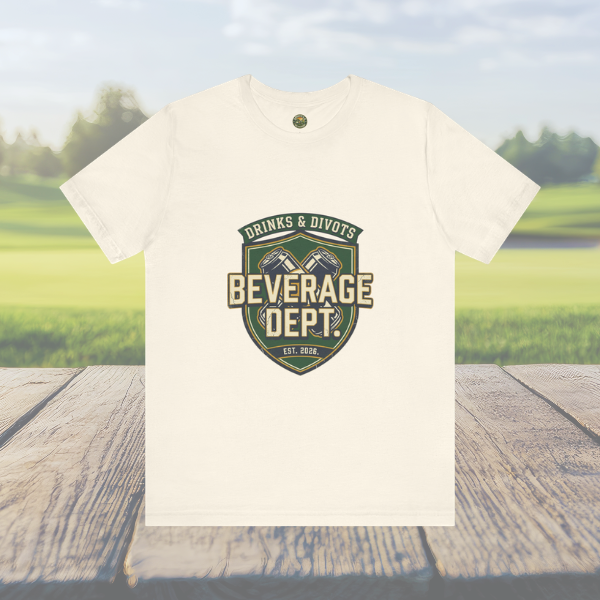 D&D Beverage Department Tee — Crossed Beer Cans Crest