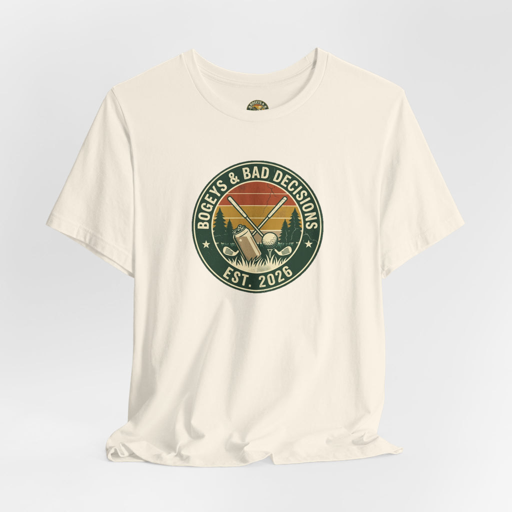 Bogeys & Bad Decisions Logo Tee
