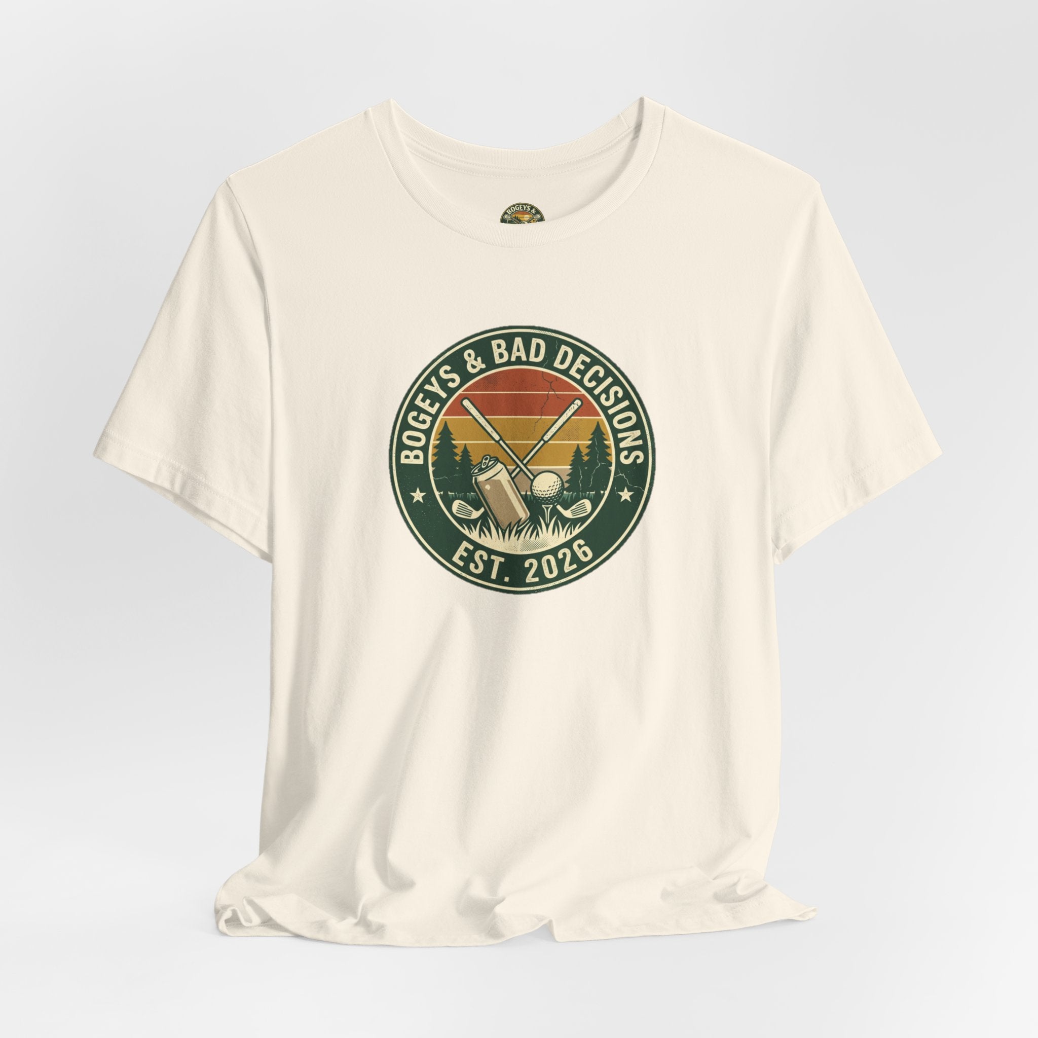 Bogeys & Bad Decisions Logo Tee
