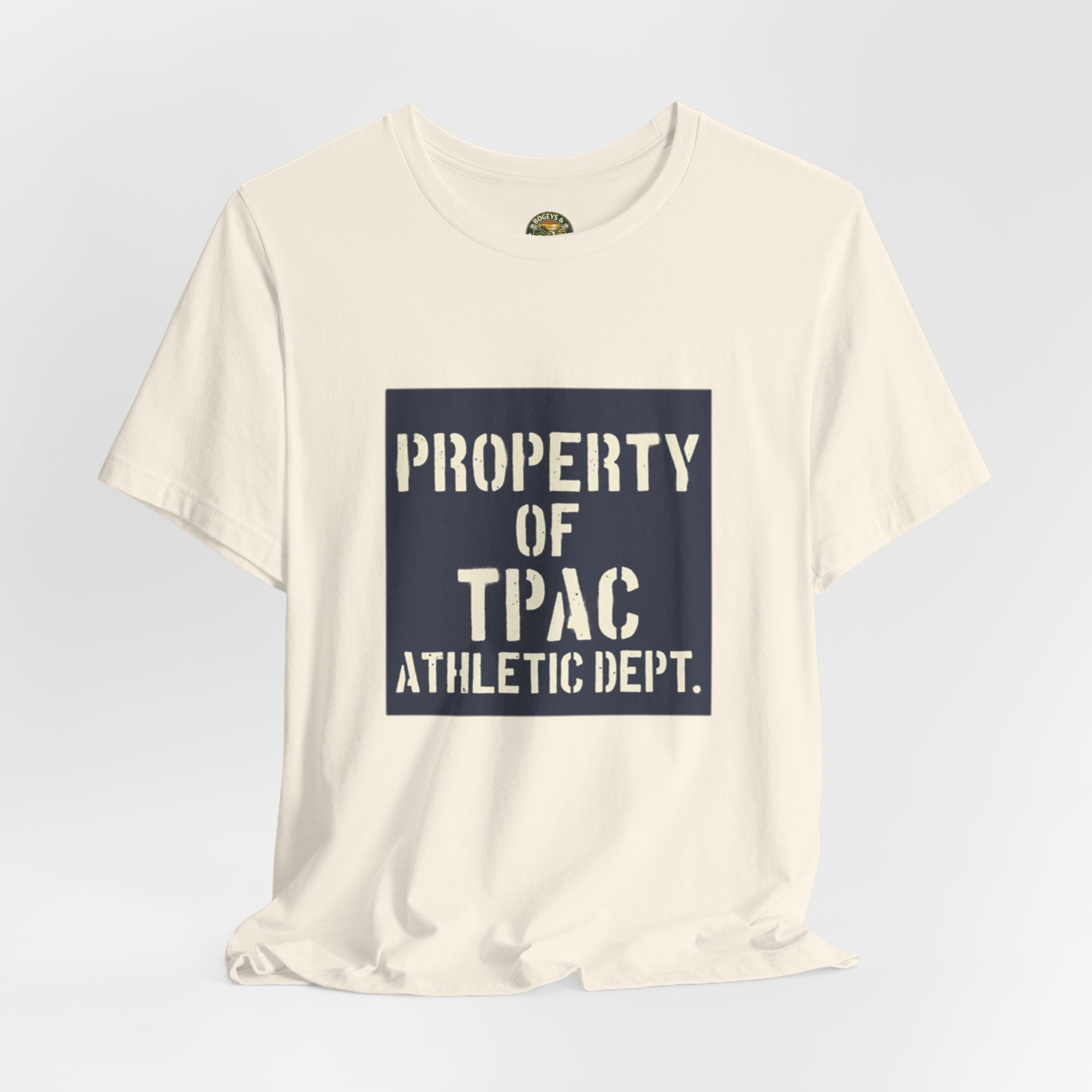 Property of TPAC Tee - Vintage Equipment Room Stencil