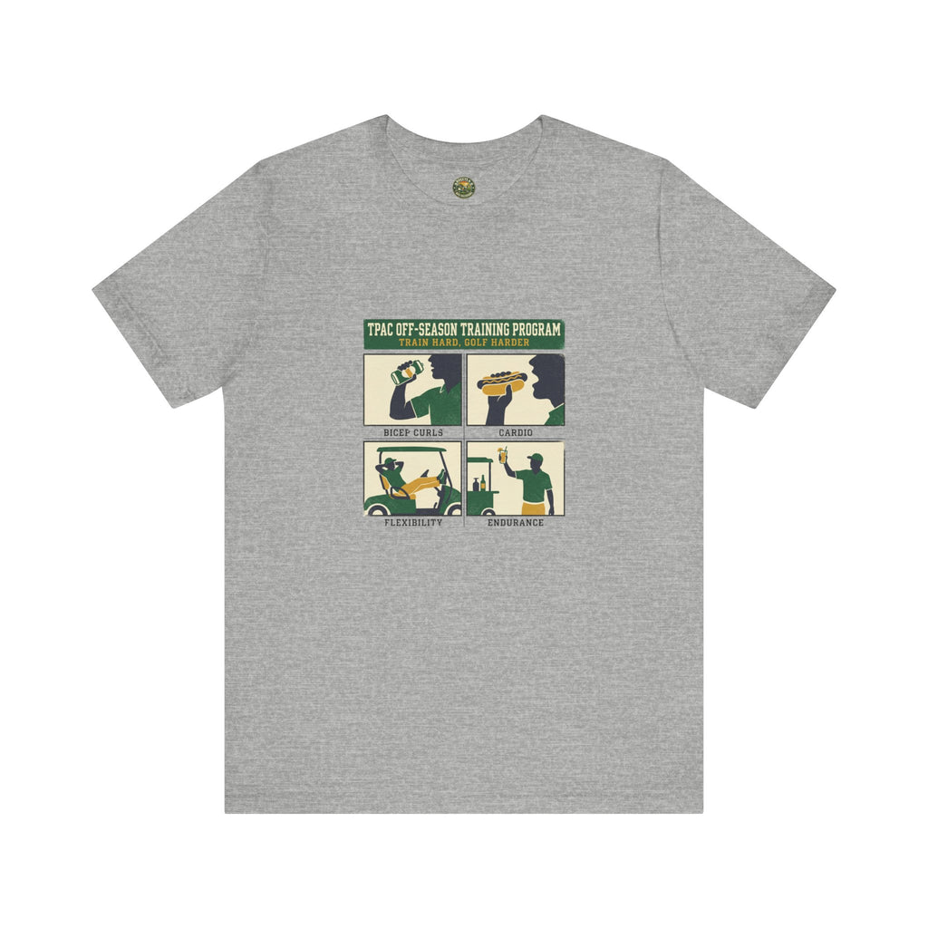TPAC Off-Season Training tee - Vintage 4-Panel Workout Poster