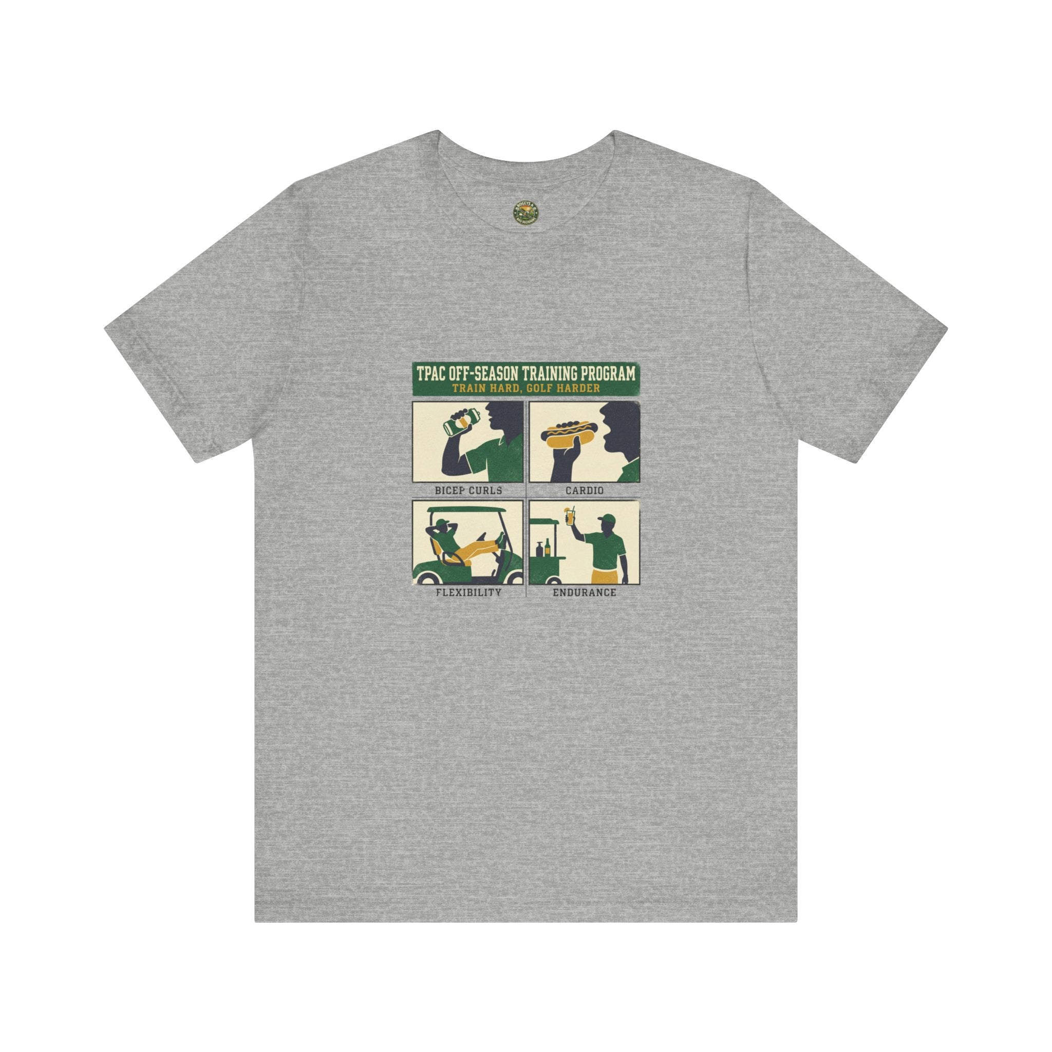 TPAC Off-Season Training tee - Vintage 4-Panel Workout Poster