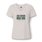 Same Foursome, More Wine V-Neck Tee — Back Nine Bettys