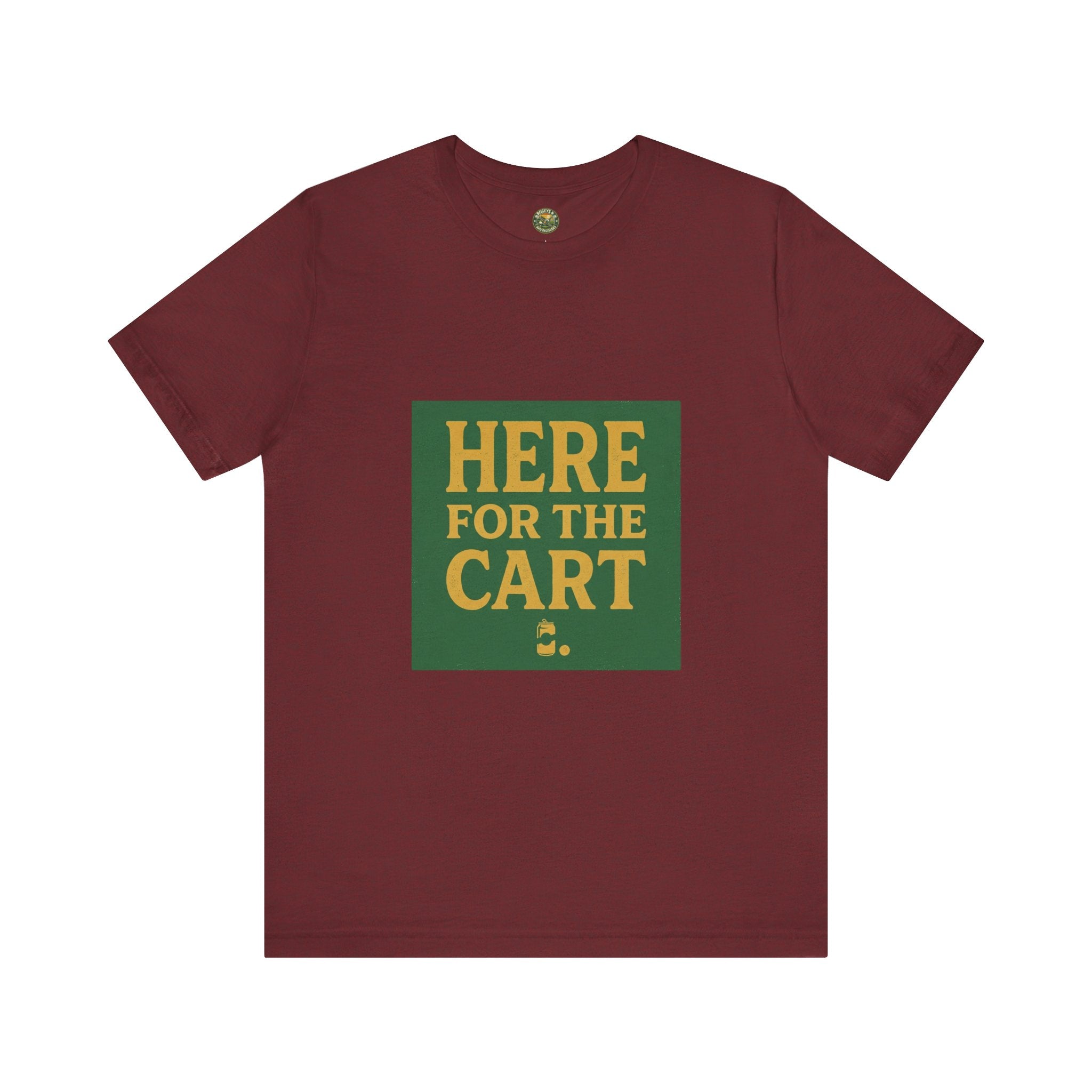 Here For The Cart — Vintage Golf & Beer Tee