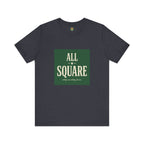 All Square Tee — Golf Match Play Typography