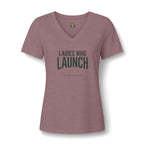 Ladies Who Launch V-Neck Tee — Back Nine Bettys