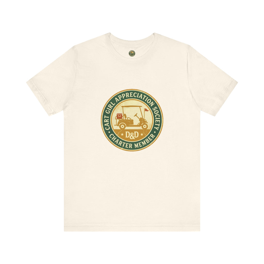 Cart Girl Appreciation Society Tee — Vintage Tribute Badge
