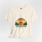 Bogeys & Bad Decisions Tee — Sunset Stripe Solo