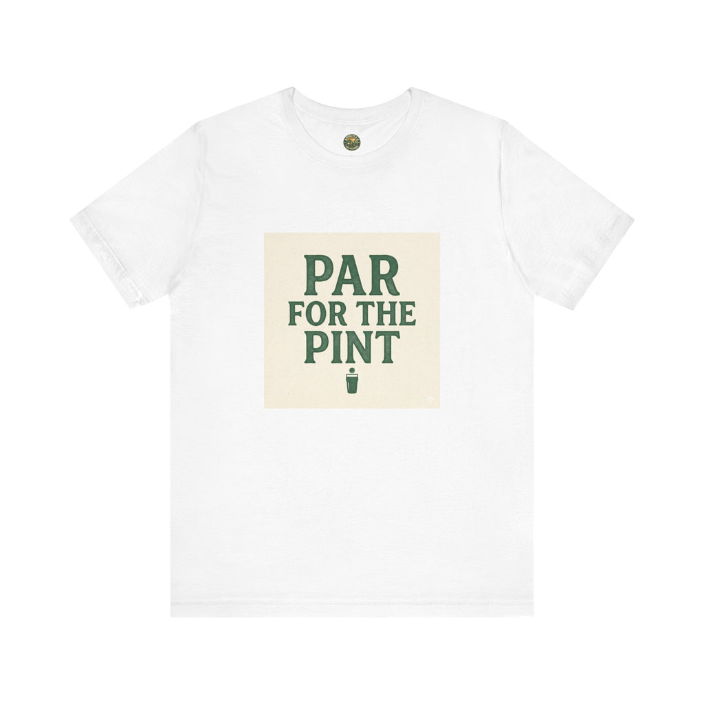 Par For The Pint — Vintage Cream Golf & Beer Tee