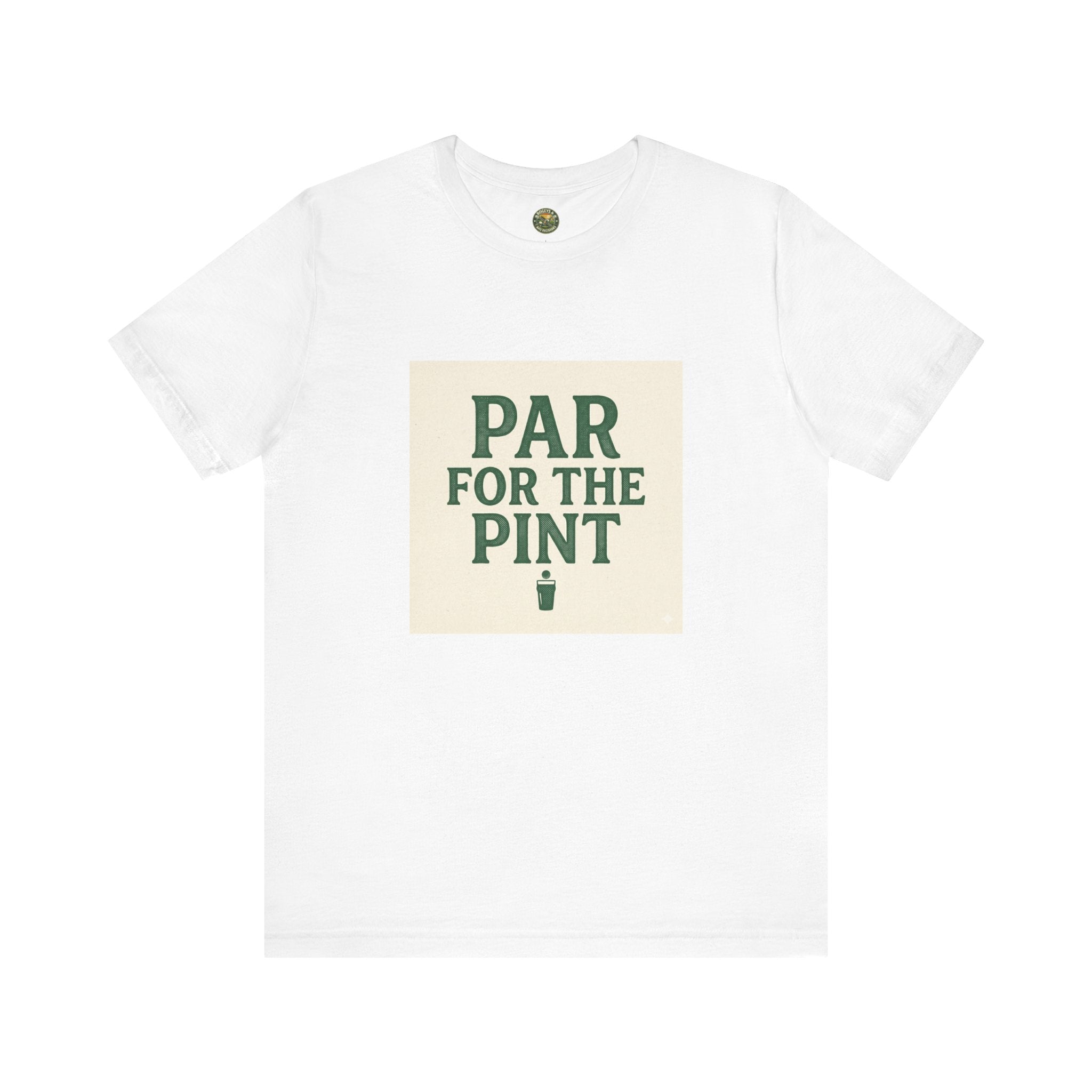 Par For The Pint — Vintage Cream Golf & Beer Tee