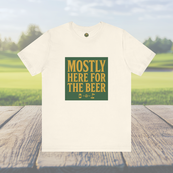 Mostly Here for the Beer - Vintage Golf Tee