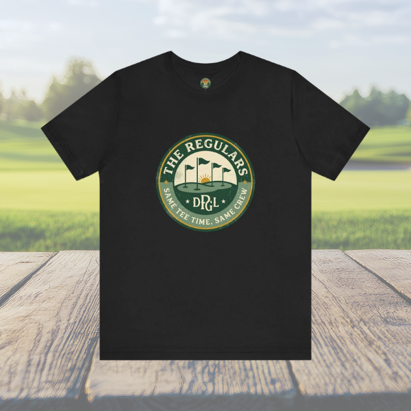 The Regulars Tee — Same Foursome Member Badge