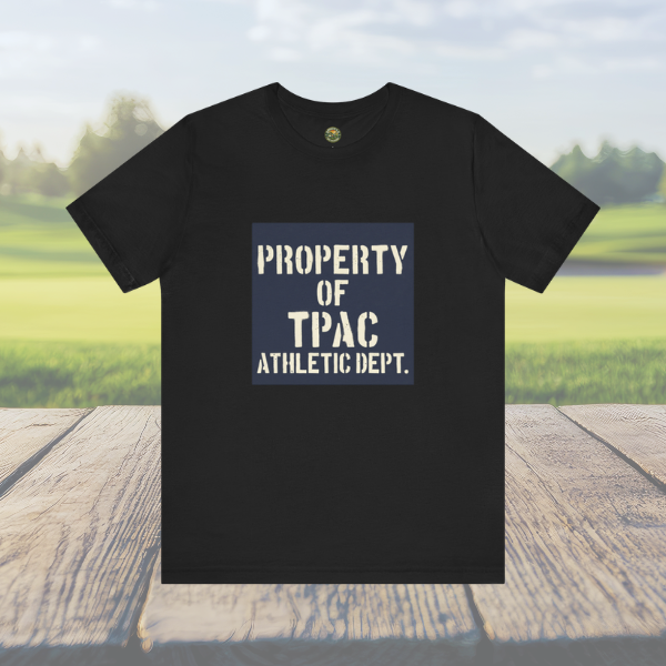 Property of TPAC Tee - Vintage Equipment Room Stencil