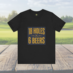 18 Holes, 6 Beers - Vintage Golf Tee