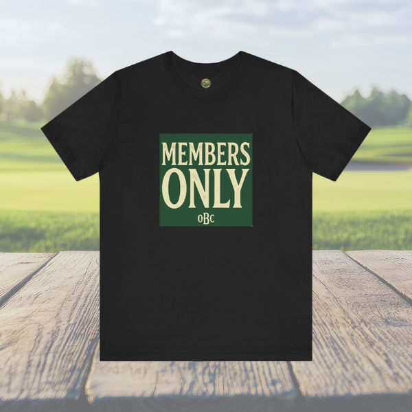 OBC Members Only Tee - Vintage Country Club Typography