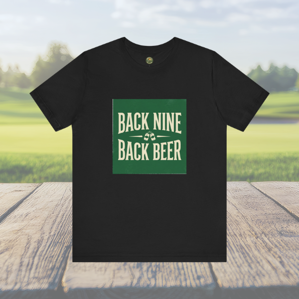 Back Nine, Back Beer - Vintage Golf Tee