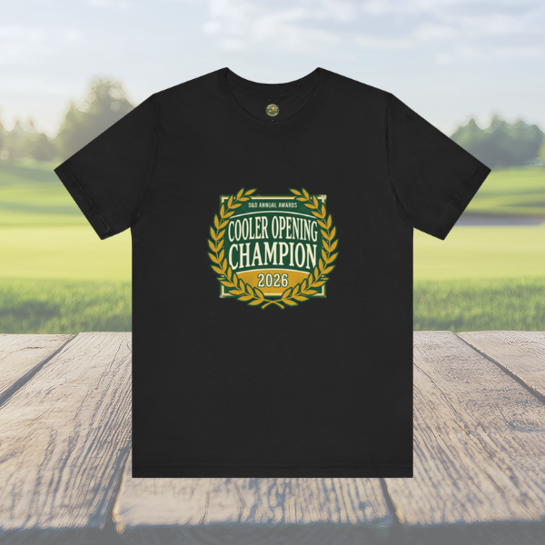 Cooler Opening Champion Tee - Vintage Fake Award