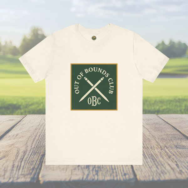 Out of Bounds Club Tee - Crossed Stakes Heraldic Mark