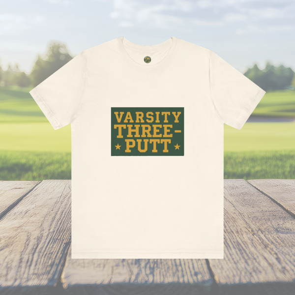 Varsity Three-Putt Tee - TPAC Letterman Typography