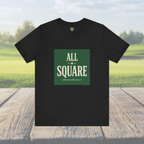 All Square Tee — Golf Match Play Typography