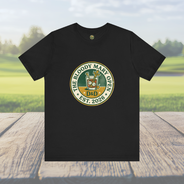 The Bloody Mary Open Tee — Vintage Morning Round Badge