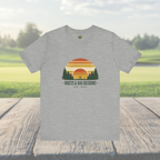 Bogeys & Bad Decisions Tee — Sunset Stripe Solo