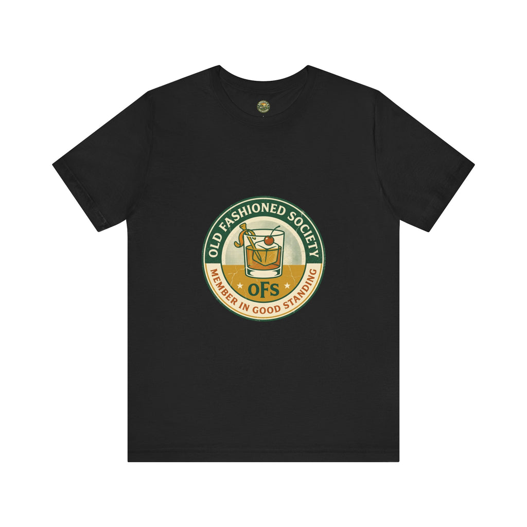 Old Fashioned Society Tee - Cocktail Badge