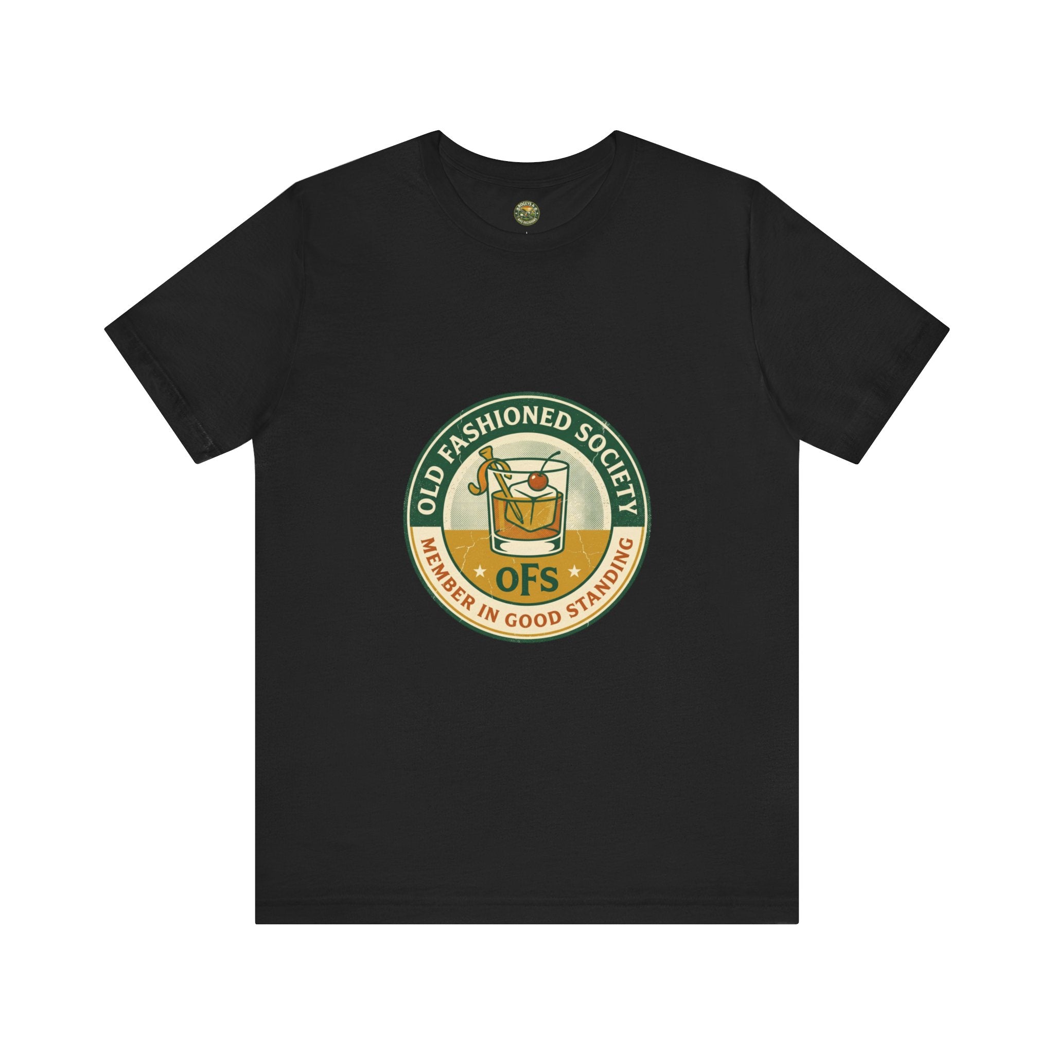 Old Fashioned Society Tee - Cocktail Badge