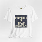 Property of TPAC Tee - Vintage Equipment Room Stencil