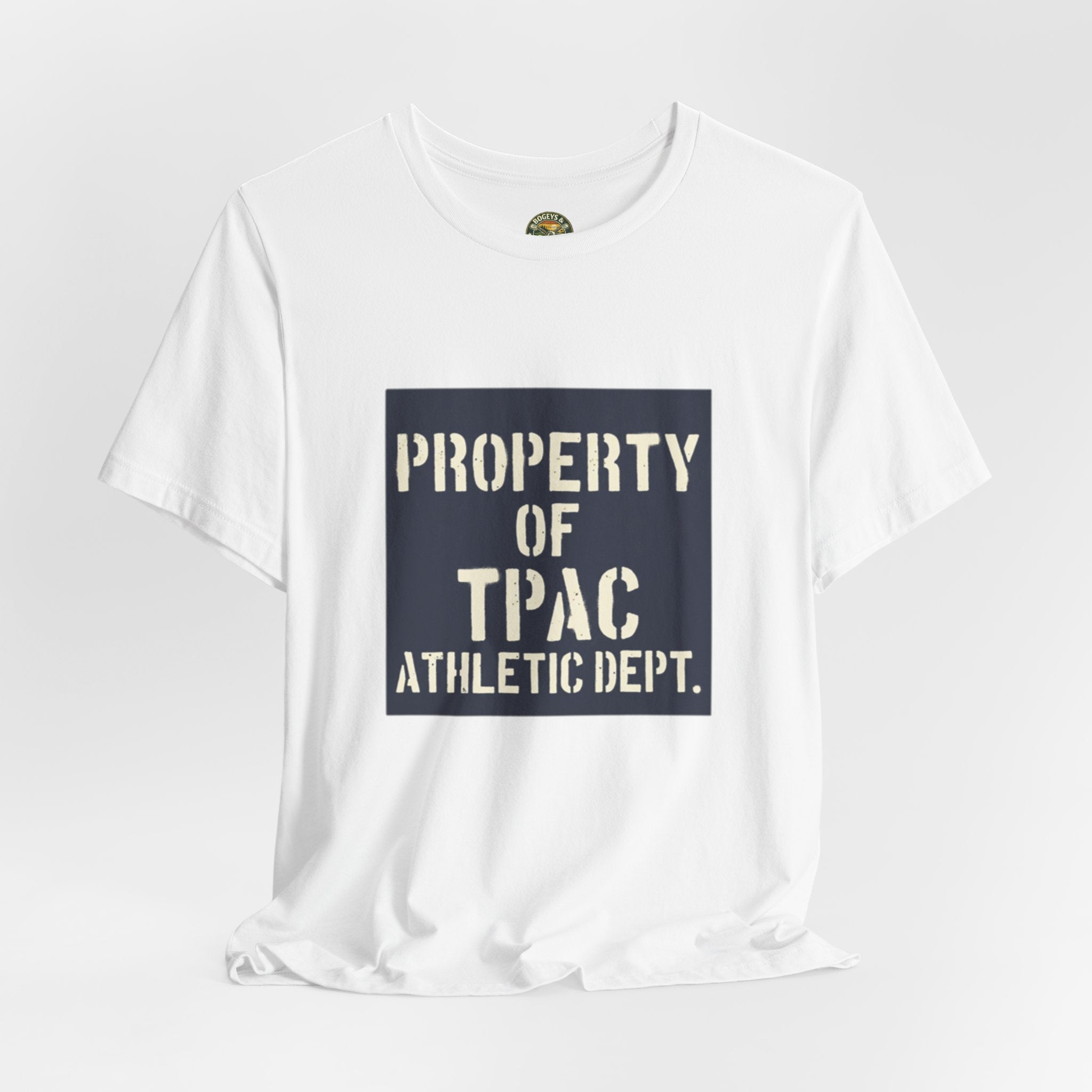 Property of TPAC Tee - Vintage Equipment Room Stencil
