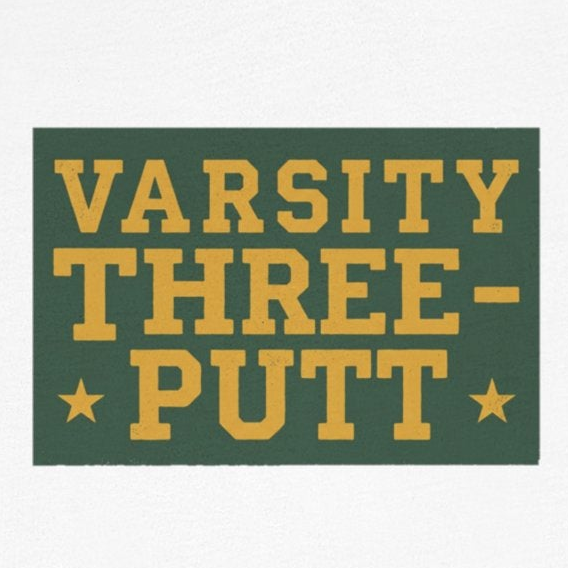 Varsity Three-Putt Tee - TPAC Letterman Typography