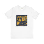 Golf Makes Me Say Bad Words - Vintage Golf Tee