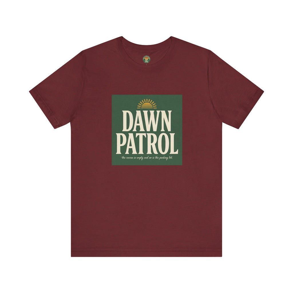 Dawn Patrol Tee — Vintage Sunrise Typography