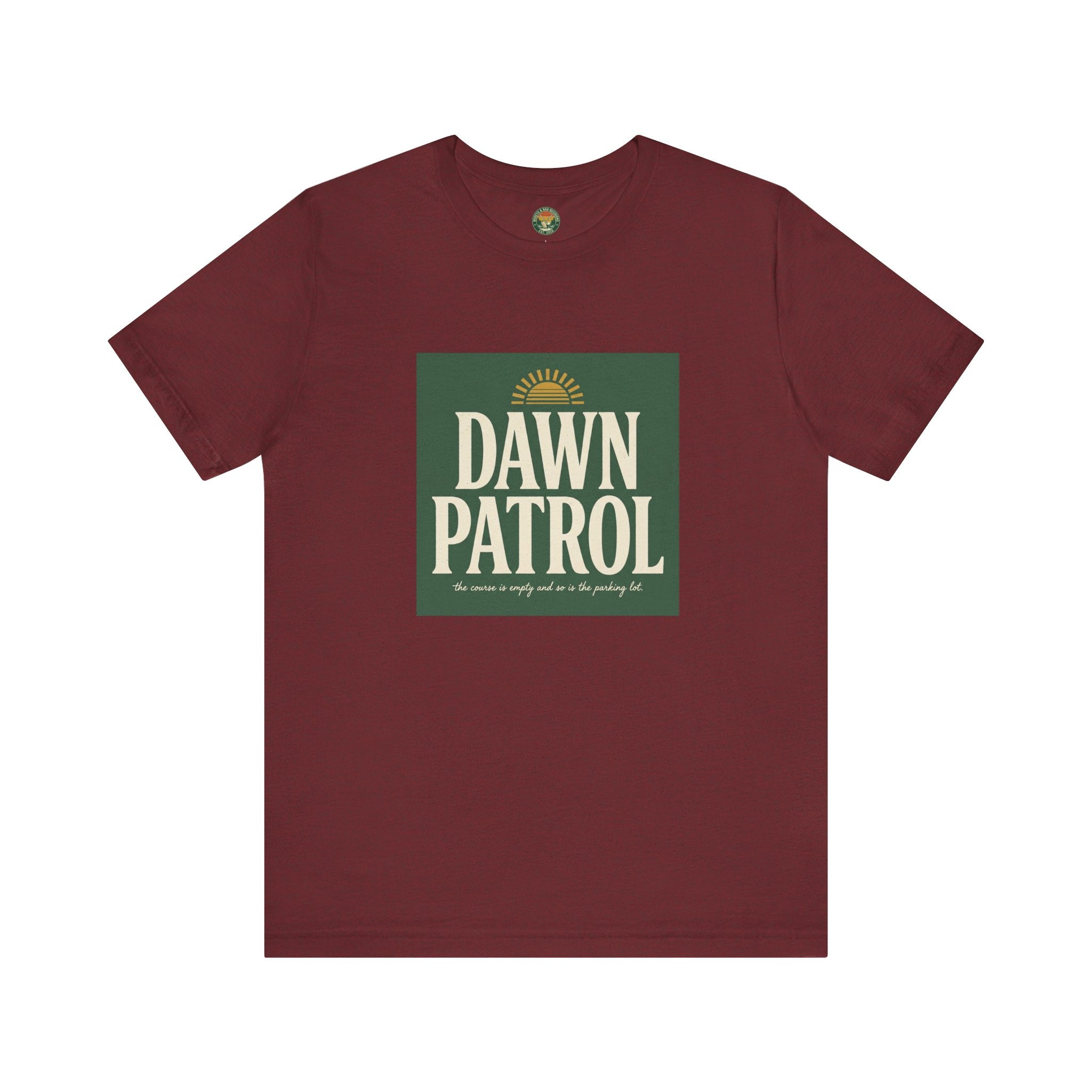 Dawn Patrol Tee — Vintage Sunrise Typography