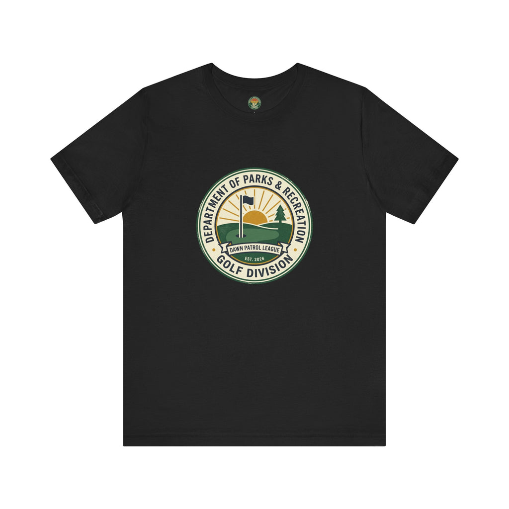 Parks & Rec Golf Division Tee — Vintage Municipal Seal