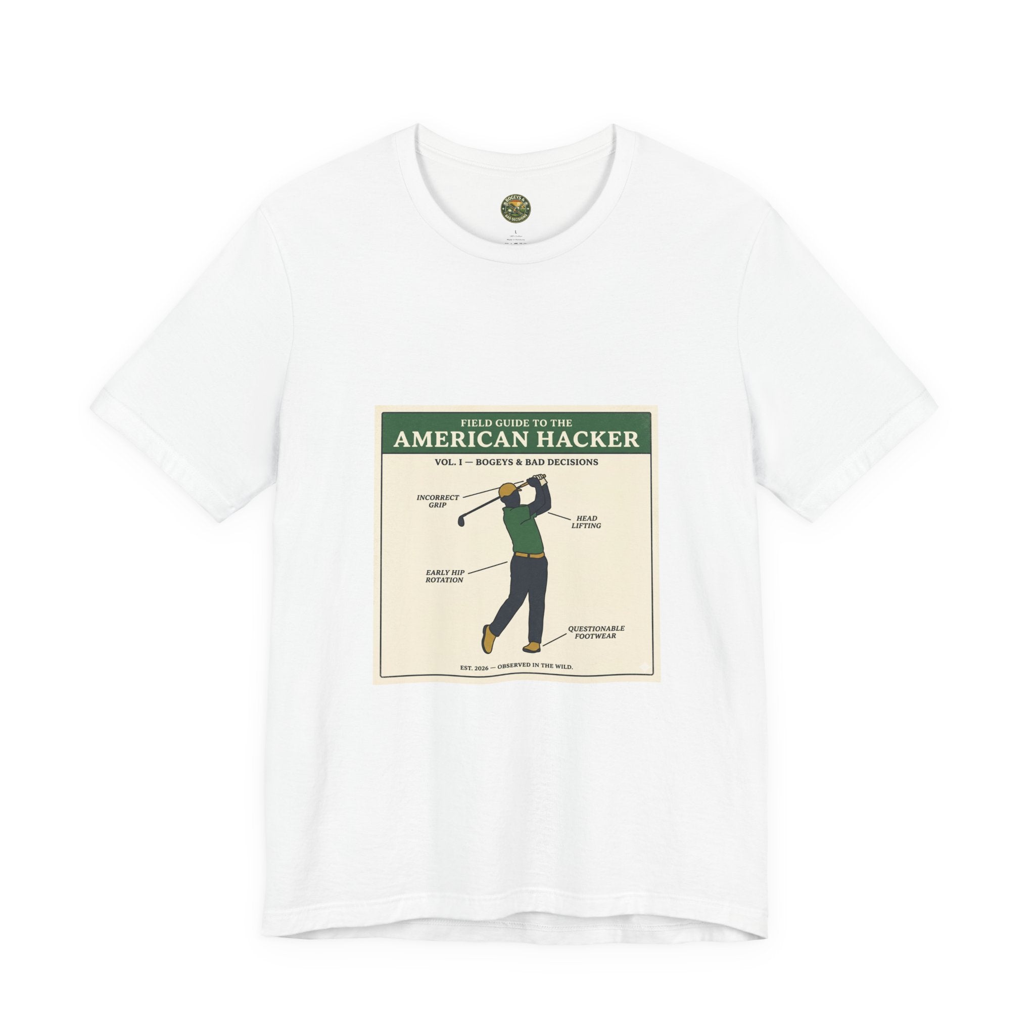Field Guide To The American Hacker — Vintage Naturalist Tee