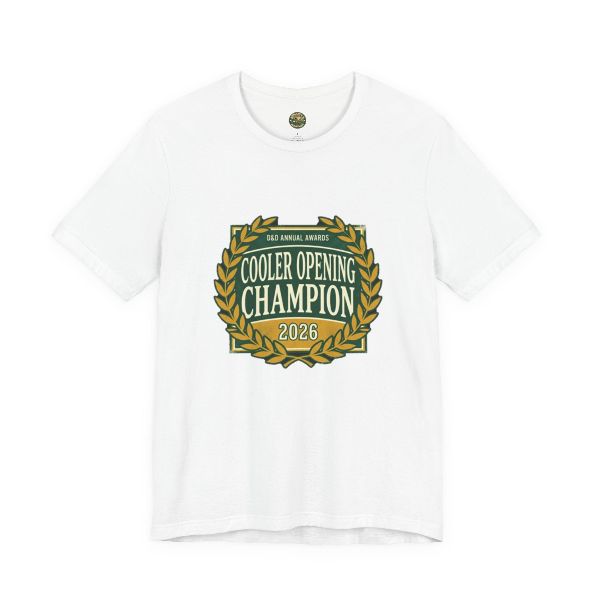 Cooler Opening Champion Tee - Vintage Fake Award