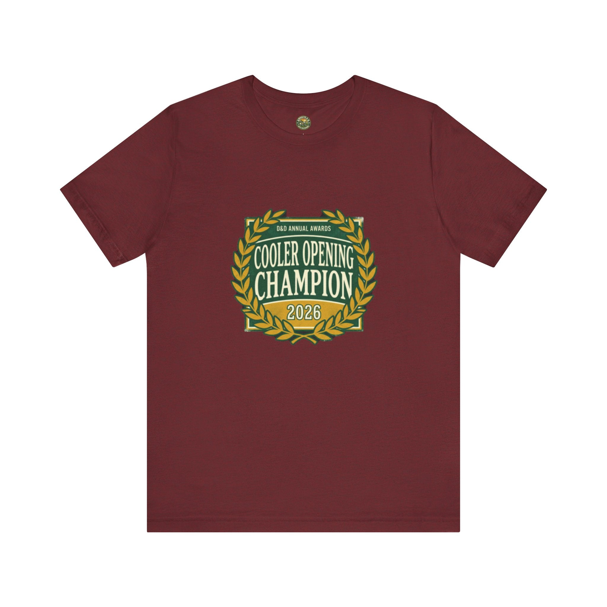 Cooler Opening Champion Tee - Vintage Fake Award