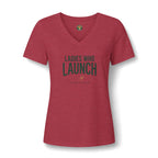 Ladies Who Launch V-Neck Tee — Back Nine Bettys