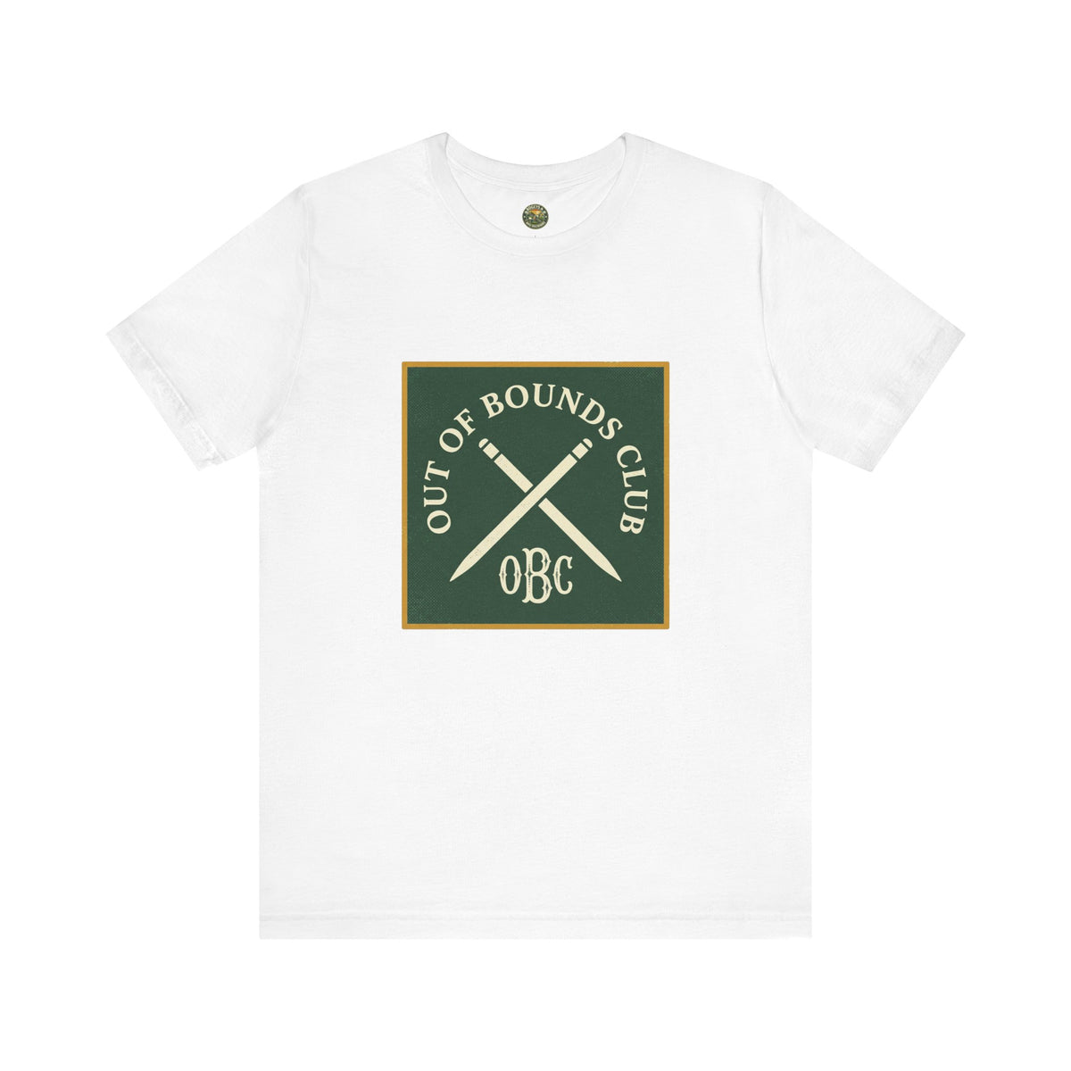 Out of Bounds Club Crossed Stakes Tee