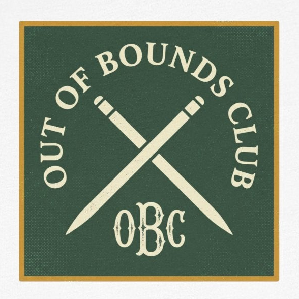Out of Bounds Club Tee - Crossed Stakes Heraldic Mark