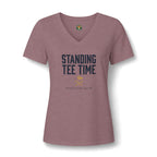 Standing Tee Time V-Neck Tee — Back Nine Bettys