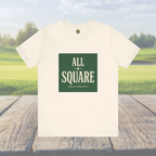 All Square Tee — Golf Match Play Typography