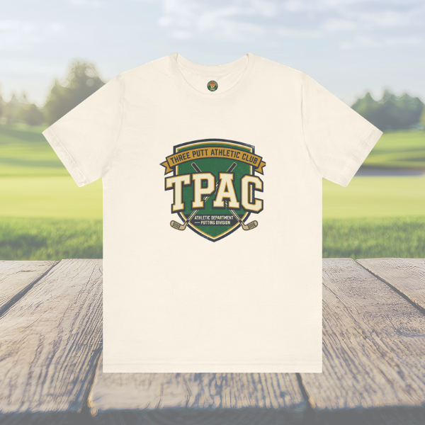 TPAC Athletic Dept Tee — Putting Division Crest