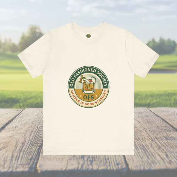 Old Fashioned Society Tee - Cocktail Badge