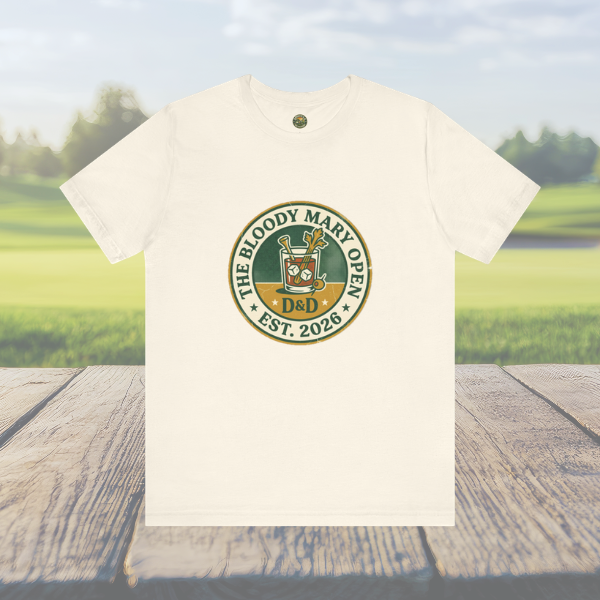 The Bloody Mary Open Tee — Vintage Morning Round Badge