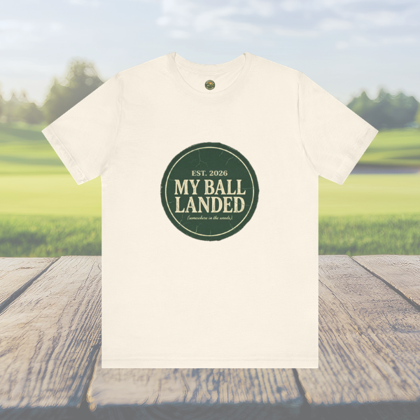 Out of Bounds Club Tee "My Ball Landed Somewhere in the Water" - Funny Golf Vintage Golf tshirt
