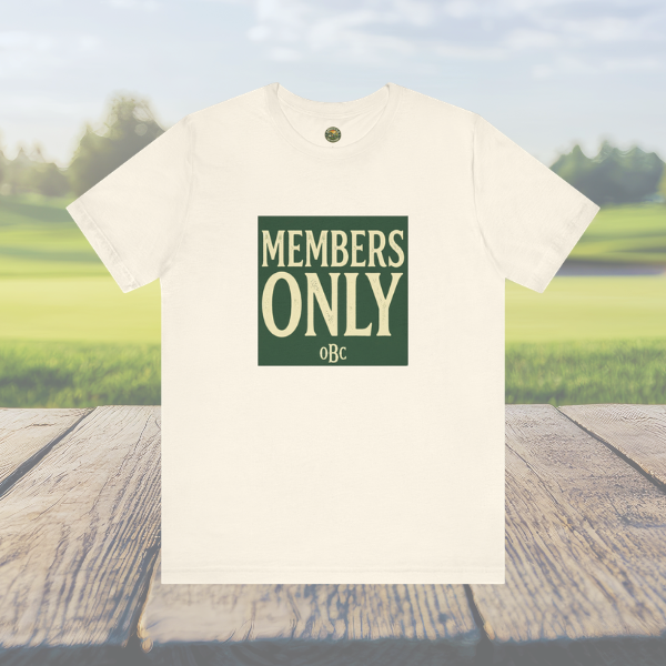 OBC Members Only Tee - Vintage Country Club Typography